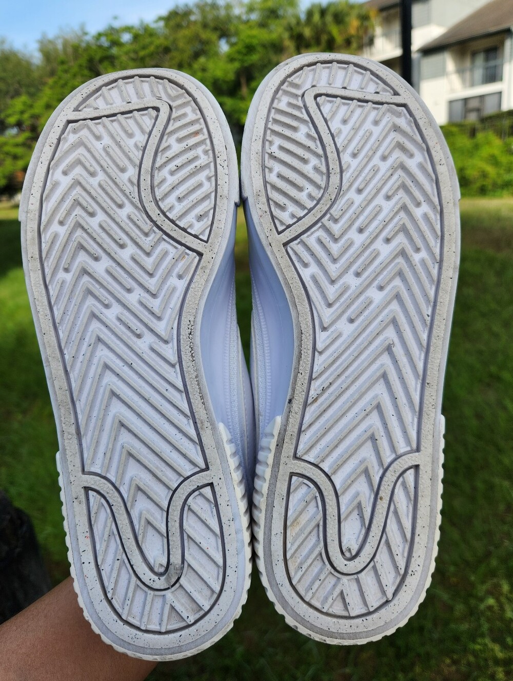 Nike Women's Court Legacy Platform White Rhinestones Customized Sneakers Size 6 - Picture 15 of 16
